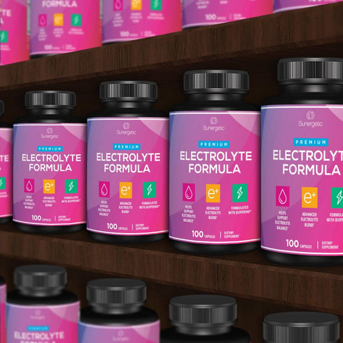 Premium Electrolyte Capsules – 100 Capsules for Keto, Low Carb, Rehydration & Recovery – Electrolyte Replacement Tablets