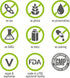 NATURELO Probiotics for Digestive Health, 50 Billion CFU, 11 Strains, 30 Vegetarian Capsules