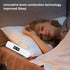 lyrlody 20H BT Sleep Sound Machine, Bone Conduction Pillow Speaker Wireless Sleep Aid for Adults with Digital Display