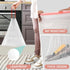Heihaily Small Trash Bags, 4 Gallon Drawstring Garbage Bags, 57 Count, Unscented Clear Plastic Liners for Kitchen Office