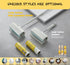 Large Surface Lint Roller with Extendable Long Handle, 6.3'' Wider, 240 Sheets for Cleaning Furniture, Carpet, Floor,