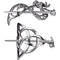 WILLBOND 2 Pcs Viking Hair Accessories, Hair Clips Celtic Knot Hairpin, Minimalist Charms for Women