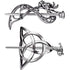 WILLBOND 2 Pcs Viking Hair Accessories, Hair Clips Celtic Knot Hairpin, Minimalist Charms for Women