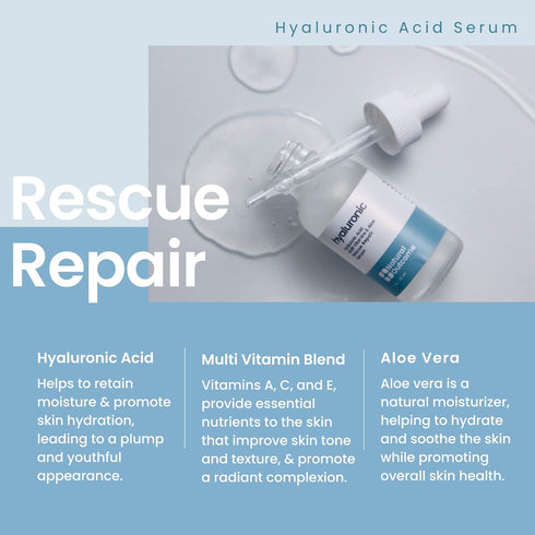 Hydrating Hyaluronic Acid Serum and Retinol Facial Serum Set, 1 oz Each, Vegan & Cruelty Free
