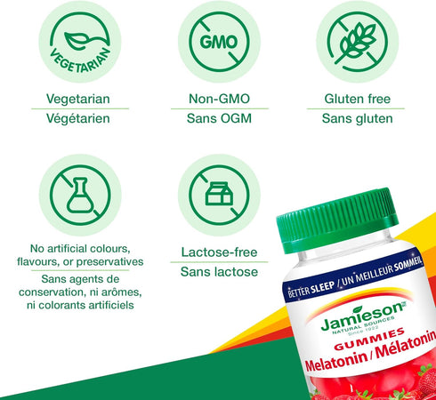 Jamieson Melatonin Gummies, 60 Count