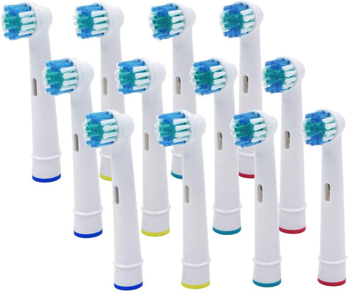 LEZHISNUG 12 Pack Replacement Brush Heads Compatible with Oral b Electric Toothbrush, Toothbrush
