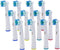 LEZHISNUG 12 Pack Replacement Brush Heads Compatible with Oral b Electric Toothbrush, Toothbrush