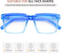 Eyekepper Design Oversized Reading Glasses for Women - Fashionable Readers - Blue +4.00