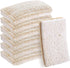 Upgrade Natural Loofah Kitchen Sponges, 6 Pack Eco-Friendly Reusable Dish Scrubbers for Washing Dishes