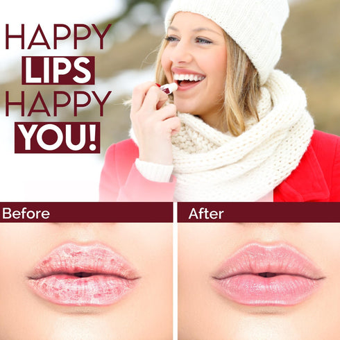 Lip Balm, Formulated with Cherry & Shea Butter, 100% Natural Organic Chapstick for All Day Hydration, 1 Count (2