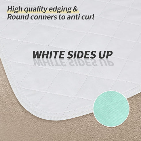 CoolShields Waterproof Bed Pads, 34'' x 52'' (3 Pack), Washable Reusable Mattress Protector for Kids, Adults, Pets