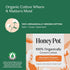 Multipack -100% 54 Count (3 Packs 18) The Honey Pot Company - Organic Cotton Core Tampons w/Bio Plastic Applicator