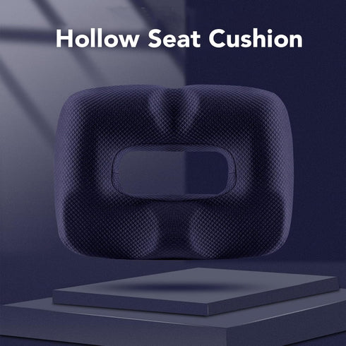 TITA-DONG Tailbone Seat Cushion for Pain, Ergonomic Comfortable Seat Cushion for Office Car Home, Memory Foam Soft