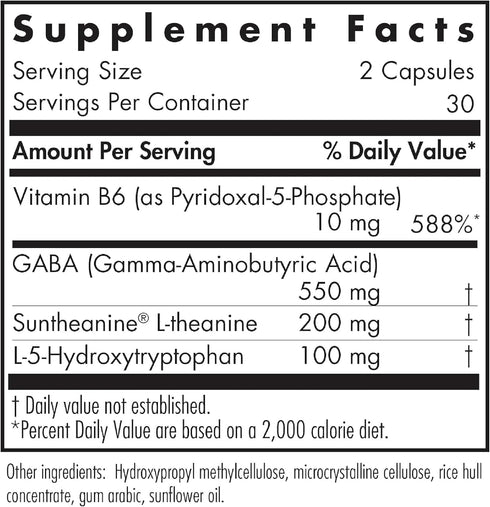 Allergy Research Group Zen Sleep Supplement - Supports Normal Healthy Sleep, P5P, 5-HTP, GABA, L-Theanine, 60 Count