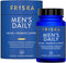 FRISKA Men’s Daily Digestive Enzyme and Probiotics Supplement, Natural Support for Male Digestive Health, 30 Capsules