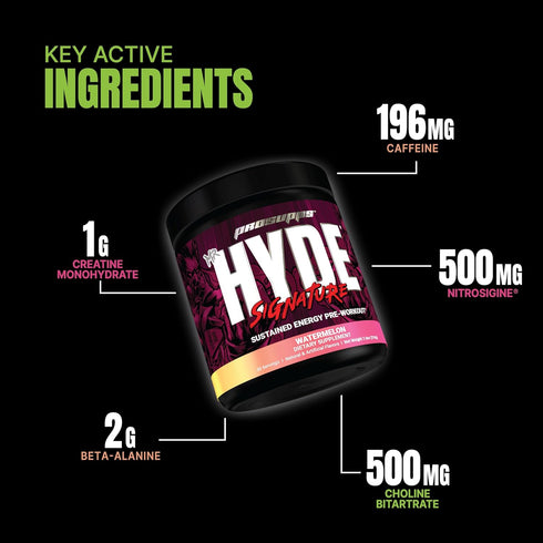PROSUPPS Mr. Hyde Signature Series Pre-Workout Energy Drink – Intense Energy, Focus & Pumps with Beta Alanine,
