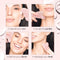PLANTIFIQUE Gua Sha Rose Quartz Tool for Face - Anti Aging Massage Tool for Your Skincare Routine