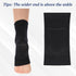 Hpmjz 2 Pcs Achilles Tendon Heel Protector Compression Padded Sleeve Socks Premium Gel Heel Socks Ankle Support Sock