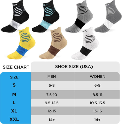 NEENCA Medical Compression Socks for Women & Men - 2 Pairs, Ankle Compression Stockings for Pain Relief, 20-30 mmHg