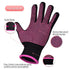 MORGLES Heat Resistant Gloves - 2 Pcs Professional Heat Gloves for Hair Styling with 6 Hair Clips & 2 Styling Combs