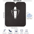 visesunny Tuxedo Barber Cape with Black Bow Tie, Anti-Static Hair Cutting Cape, Water-Resistant