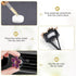 50 PCS White Essential Oil Refill Pads, 0.63 Inch Cotton Pads for Diffuser Necklace & Bracelet