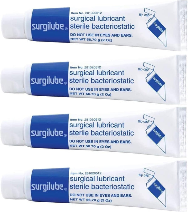 Surgilube Lubricating Jelly, 2 Ounce 4 Pack