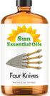 Sun Essential Oils - Four Knives Essential Oil 16oz for Aromatherapy, Diffuser, Candles, Soaps, Lotions, or Shampoos,