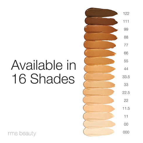 RMS Beauty ReEvolve Natural Finish Foundation - Refillable Liquid Foundation Face Makeup, Skin Tint Pump