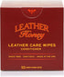 Leather Honey Leather Conditioner Wipes, 10 Non-Toxic, Ready-to-Use Wipes for Any Color Leather