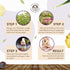Lemongrass Organic Body Wash - All Natural Probiotic Soothing Skin Care Body Soap & Face Wash, 9 Oz