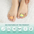 Hammer 8 Pack Niupiour Toe Correctors/Straightener for Women and Men - Fabric Buddy Toe Wraps for Broken, Curled, Toe