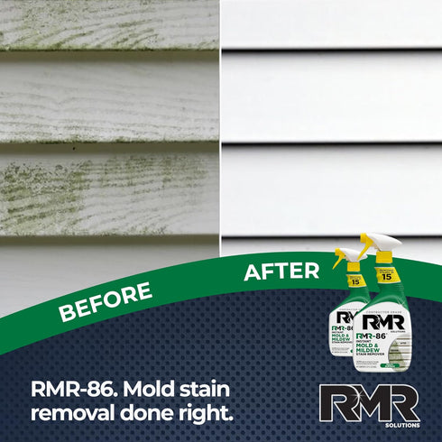 RMR-86 Instant Mold and Mildew Stain Remover Spray | Scrub Free Formula, 2 Pack, 32 oz
