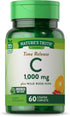 Vitamin C 1000mg, 60 Caplets, with Wild Rose Hips, Vegetarian, Non-GMO, Gluten Free Supplement, by Nature's Truth