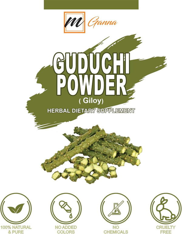100% Pure and Natural Guduchi | Giloy | Tinospora Cordifolia Powder - 100 GMS / 0.22 LBS for Skin and Health Care