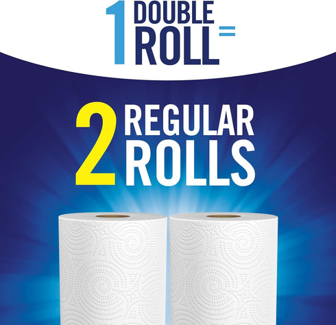 Sparkle Pick-A-Size Paper Towels, 6 Double Rolls = 12 Regular Rolls, Everyday Value with Full and Half Sheets
