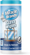 MiracleWipes for Glass – Disposable, Streak-Free Cleaning Wipes for Mirrors, Windows, Kitchen, Home, Auto, 30 Count