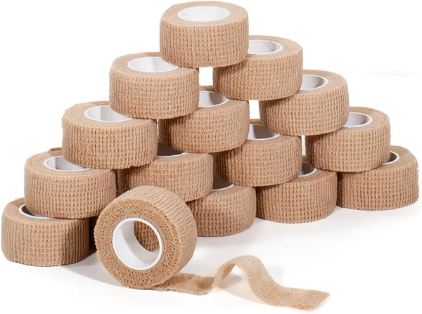 JHGIC Self Adhesive Bandage Wrap,Bandage Tape,Medical Tape,Vet Tape,Athletic Tape Gauze,for First Aid,Sports, Wrist,