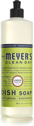 Mrs. Meyer's Clean Day Liquid Dish Soap, Cruelty Free and Non-Toxic, Lemon Verbena Scent, 16 oz- Pack of 6