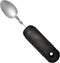 Rehabilitation Advantage Easy Grip Teaspoon, Built-up Handle, Black 3.2 Oz