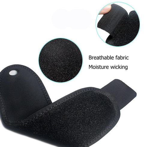 YUNYILAN 2 Pack Wrist Support Brace, Adjustable Hand Support for Arthritis and Tendinitis, Black