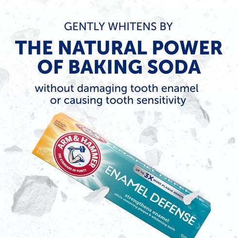 Hammer 4.3 oz (Pack 5) ARM & Truly Radiant Whitening & Enamel Strengthening Fluoride Toothpaste, Fresh Mint