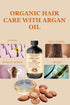 Pure Moroccan Organic Argan Oil - Anti-Aging Face Oil, Argan Oil for Hair Care, Massage, 4 Fl Oz