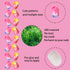 SIUSIO 120 Pcs Children Acrylic Fake Nails, Press on Pre-glue Full Cover Glitter Gradient Color, Kids Set
