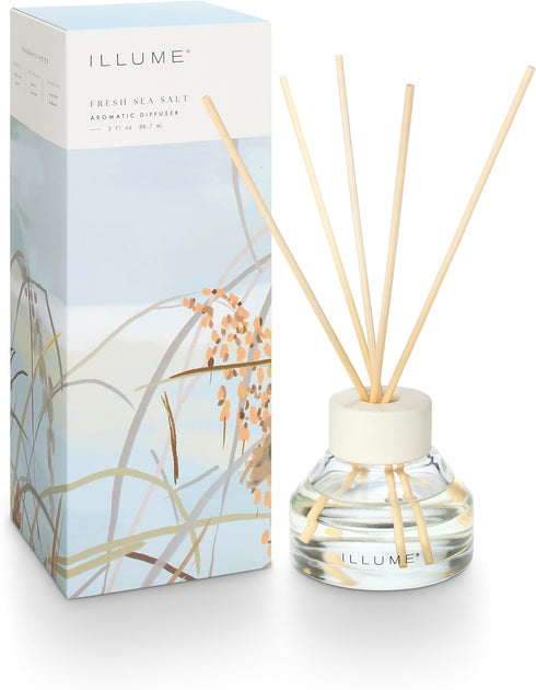 Illume Fresh Sea Salt Aromatic Diffuser - Invigorating Home Scent
