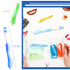 Zopeal 6 Pieces Travel Folding Toothbrush, Portable Built-in Cover, Multi Color Collapsible for Hiking, Camping, Daily