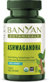 Banyan Botanicals 1000mg Ashwagandha Tablets, Organic Root, 90 Tablets, Non-GMO Vegan