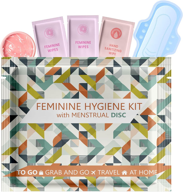 Menstrual Disc Kit with Pad Single Pack | Convenient On-The-Go Period Essentials