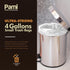 PAMI Small 4-Gallon Trash Bags, White, 150 Bags, Strong Multipurpose Plastic Wastebasket Liners