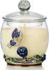 Scented Candles Gifts for Women - Enamel Butterfly & Blue Rose Decorative